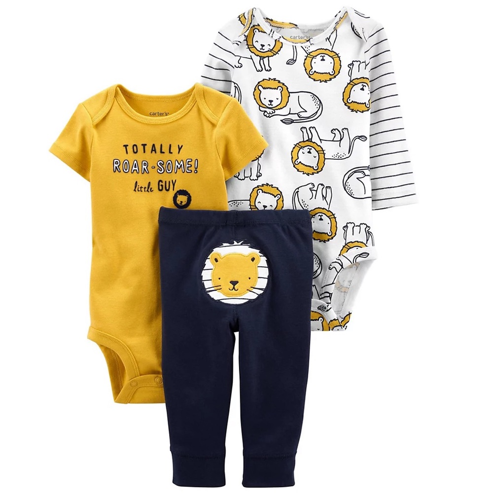 Carter’s 3-Piece Lion Little Character Set in Size 9 Months
